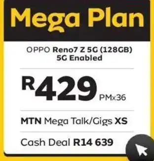 MTN Oppo reno7 z 5g offer