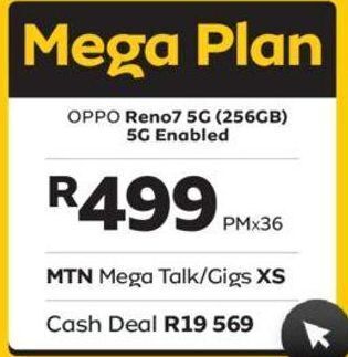 MTN Oppo reno7 5g offer