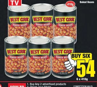 Boxer Best cook baked beans 6 offer