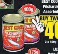 Boxer Best cook pilchards 2 offer