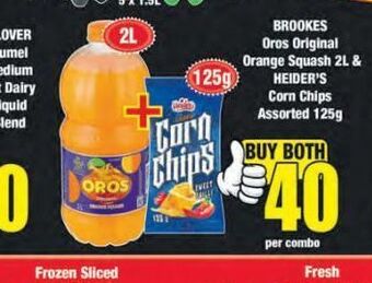 Boxer Oros orange juice offer