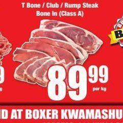 Boxer Beef steaks offer