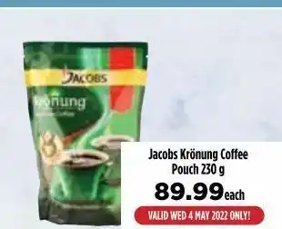 Food Lover's Market Jacobs coffee offer
