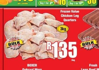 Boxer Chicken quarters offer