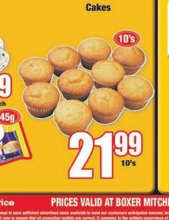 Boxer Cakes offer