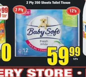 Boxer Baby soft toilet paper offer