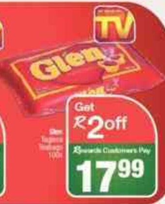 Spar Glen Tagless Teabags 100s offer
