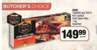 Spar SPAR Tender and Tasty Pre-Cooked Pork Ribs 1kg offer