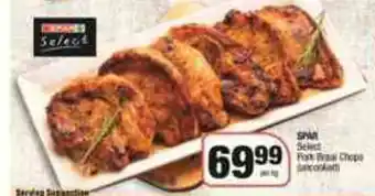 Spar SPAR Select Pork Braai Chops offer