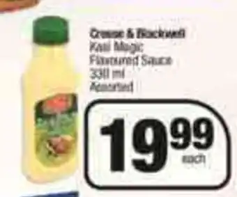 Crosse & Blackwell Kasi Magic Flavoured Sauce 330 ml Assorted