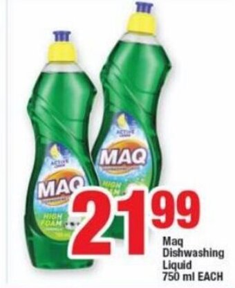 OK Foods Maq Dishwashing Liquid 750 ml each offer