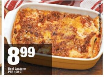 OK Foods Beef Lasagne per 100g offer