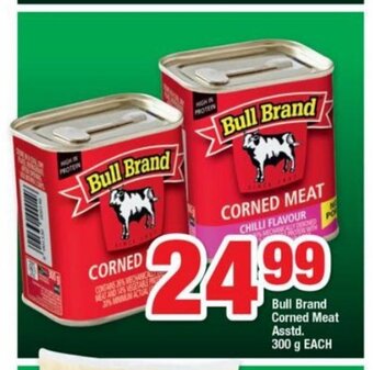 OK Foods Bull Brand Corned Meat Asstd 300g each offer