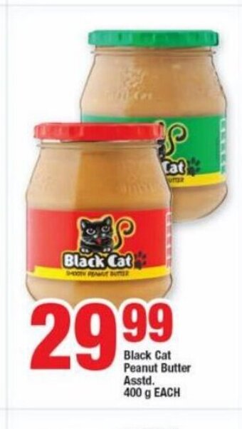 Black Cat Peanut Butter Asstd 400g each