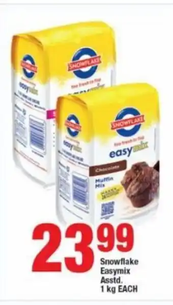 OK Foods Snowflake Easymix Asstd 1 kg each offer