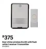 Leroy Merlin Ellies Door Chime Wireless With Flash White (1 Receiver 1 Transmitter) offer
