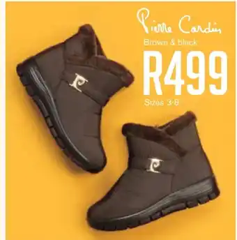 Kingsmead Shoes Pierre Cardin Brown & Black Sizes 3-8 offer