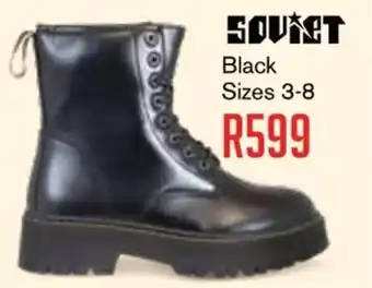 Soviet Black Sizes 3-8