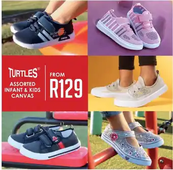 Kingsmead Shoes Turtles Assorted Infant & Kids Canvas offer