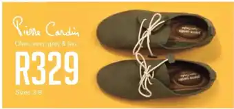 Kingsmead Shoes Pierre Cardin Olive, Navy, Grey & Tan Sizes 3-8 offer