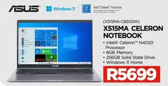 Matrix Warehouse Asus - X515MA Celeron Notebook offer