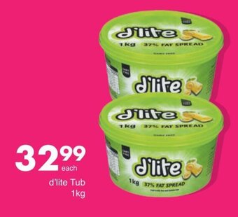 Save d'Lite Tub 1kg offer
