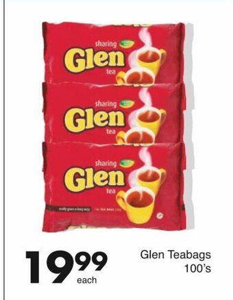 Save Glen Teabags 100's offer