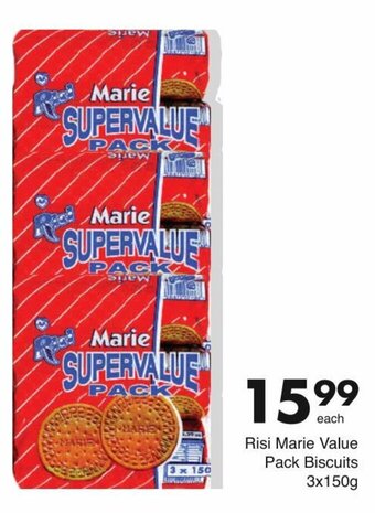 Risi Marie Value Pack Biscuits 3x150g