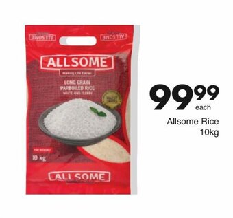 Save Allsome Rice 10kg offer