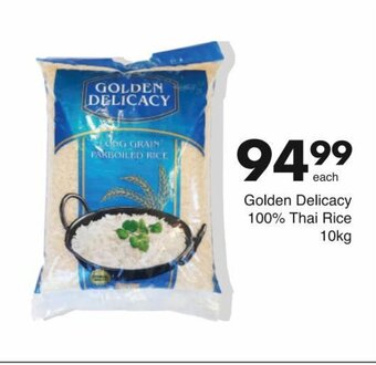 Save Golden Delicacy 100% Thai Rice 10kg offer
