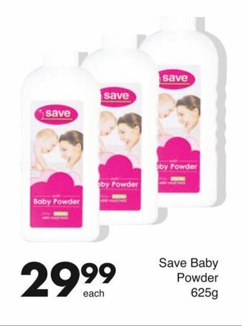 Save Save baby Powder 625g offer