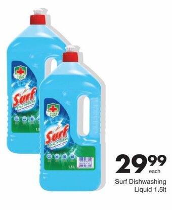 Save Surf Dishwashing Liquid 1.5lt offer