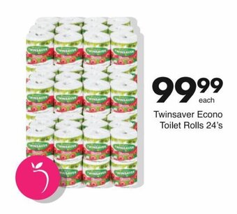 Save Twinsaver Econo Toilet Rolls 24's offer