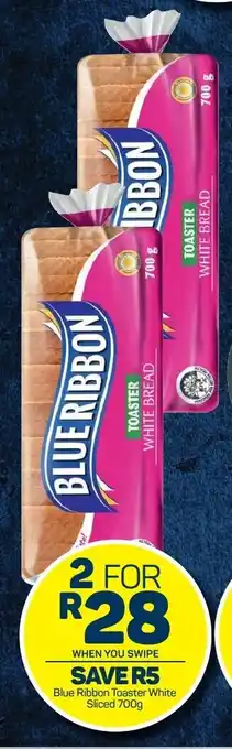 Pick n Pay Blue Ribbon Toaster White Sliced 700g offer