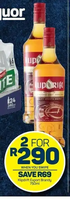 Pick n Pay Klipdrift Export Brandy 750 ml offer