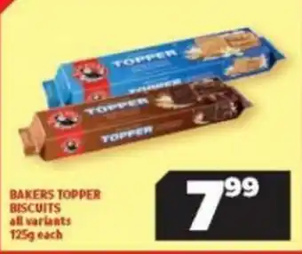 Usave Bakers Topper Biscuits All Variants 125g each offer