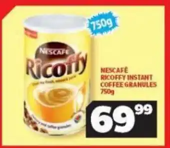 Usave Nescafe Ricoffy Instant Coffee Granules 750g offer