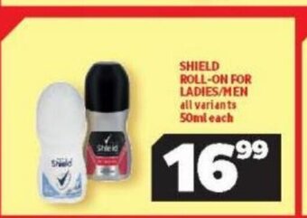 Shield Roll-On for Ladies/Men All Variants 50ml each
