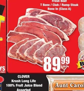 Boxer Beef steaks offer