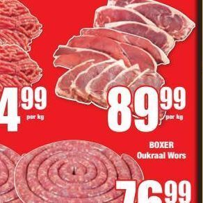 Boxer Pork chops offer