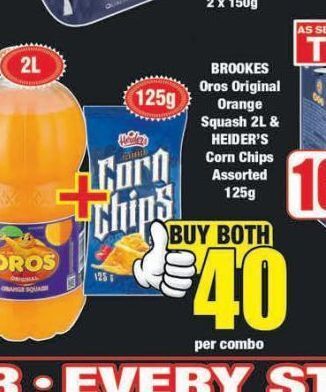 Boxer Oros fruit juice offer