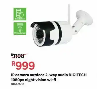 Leroy Merlin Ip camera outdoor 2-way audio digitech 1080px night vision wi-fi offer