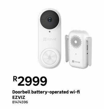 Leroy Merlin Doorbell battery-operated wi-fi ezviz offer