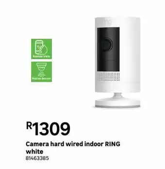 Leroy Merlin Camera hard wired indoor ring white offer
