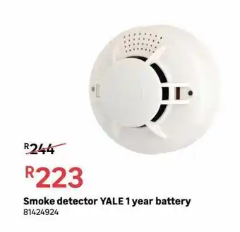 Leroy Merlin Smoke detector yale 1 year battery offer