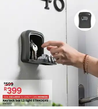 Leroy Merlin Key lock box l2 light standers offer