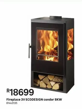 Leroy Merlin Fireplace 3v ecodesign condor 8kw offer
