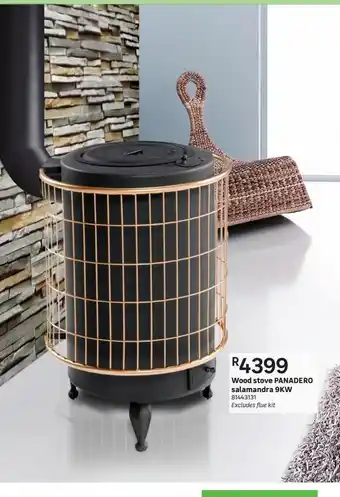Wood stove panadero salamandra 9kw