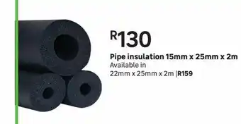 Leroy Merlin Pipes insulation 15mm x 25mm x 2m offer
