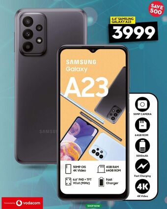 Ackermans 6.6" samsung galaxy a23 offer